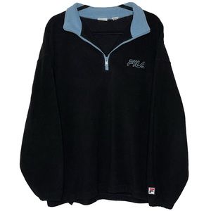 Vintage Fila Half Zip Fleece Pullover Sweater
